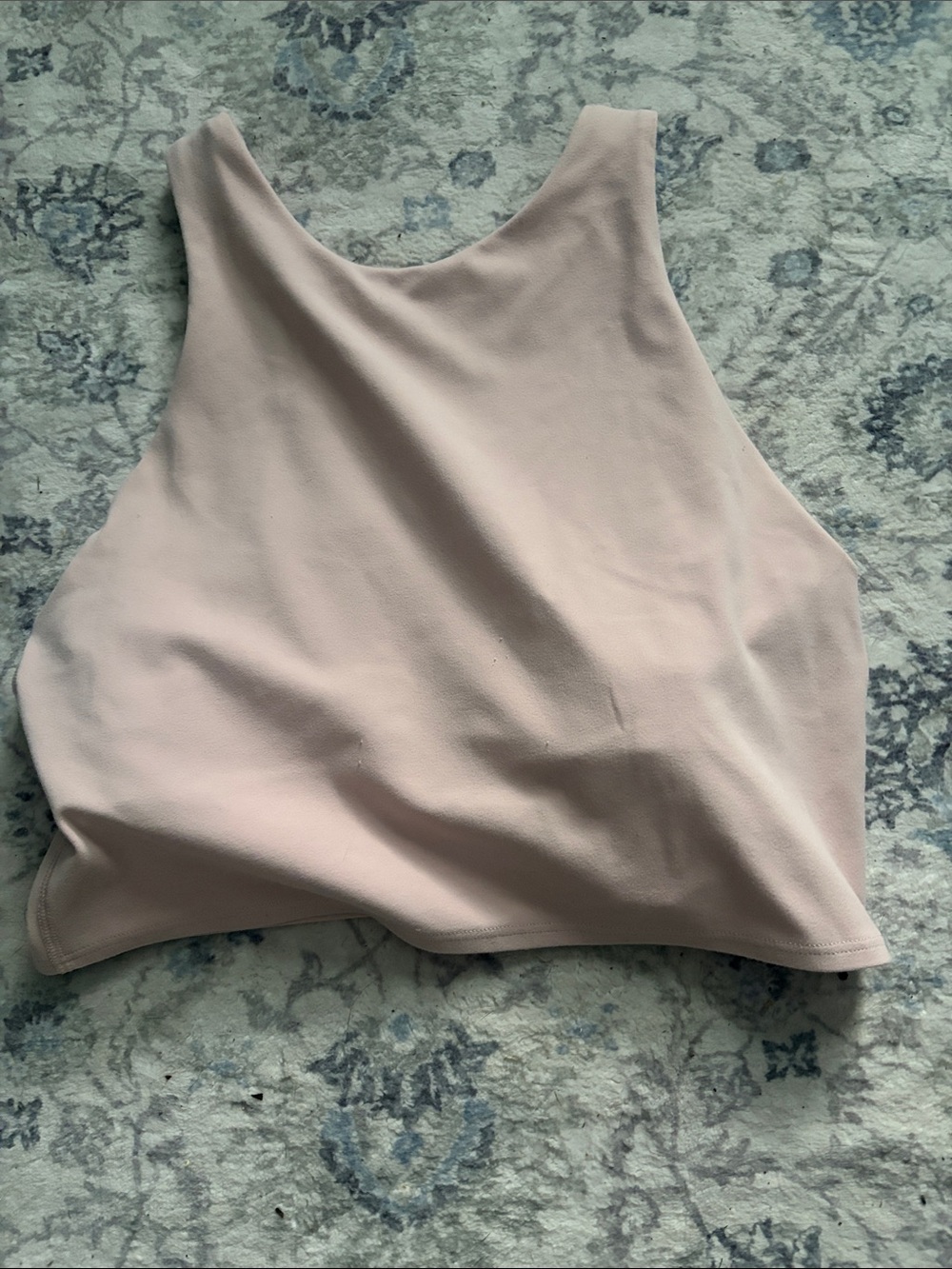 Athleta Light Blush High-Neck Cropped Tank